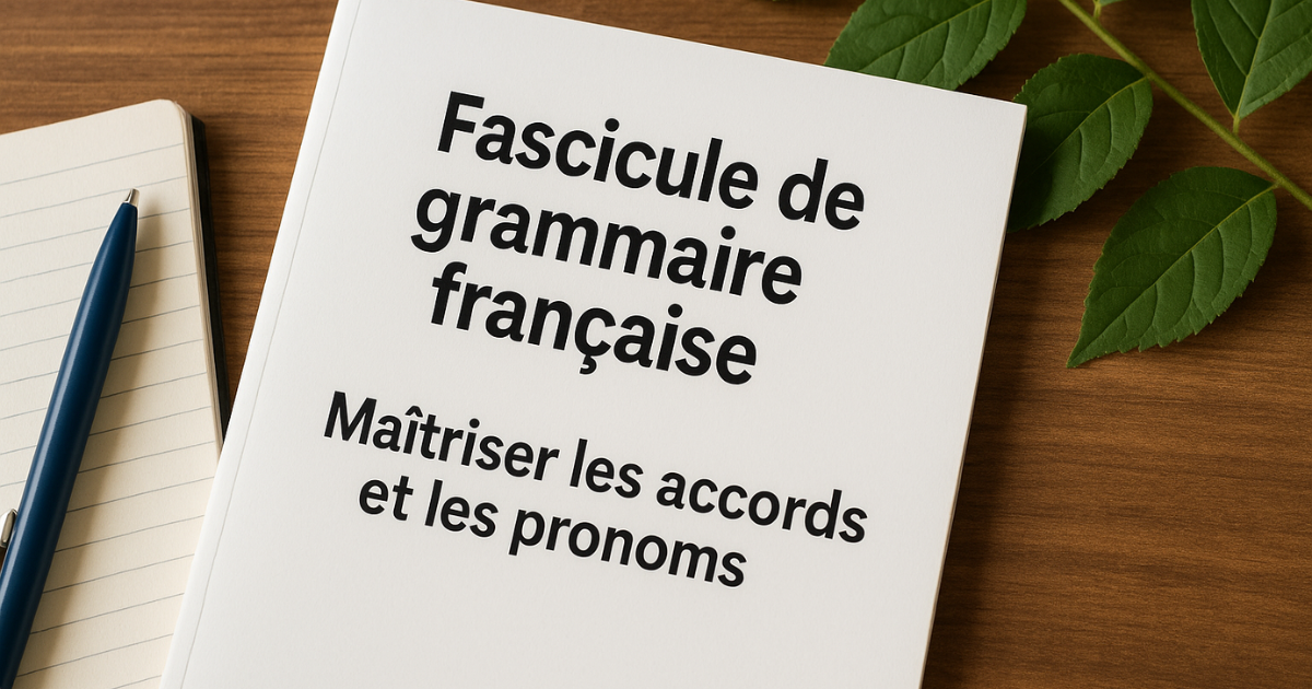 Maîtriser les accords et pronoms en grammaire française